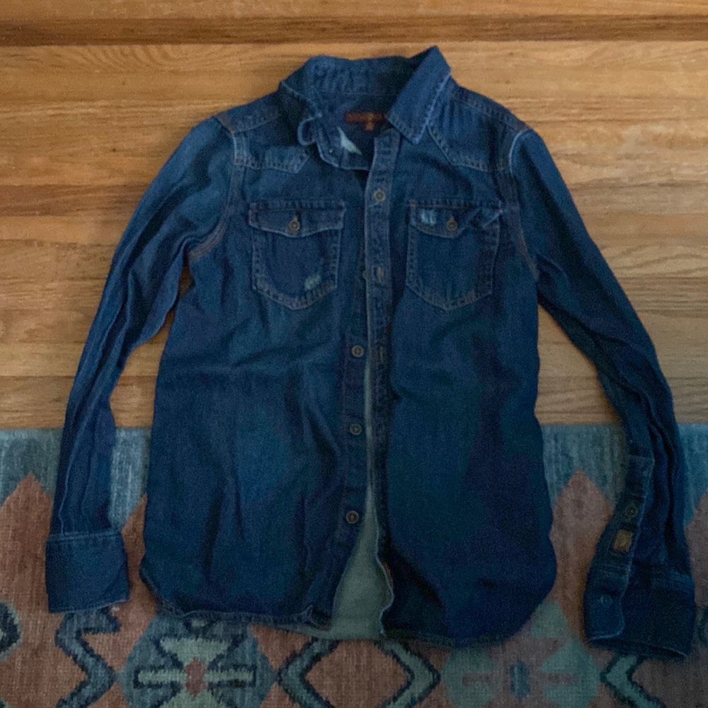 7 for all Mankind button down